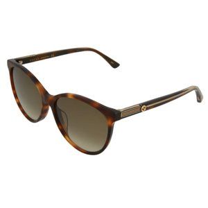 Gucci Cat Eye Havana 57mm Sunglasses